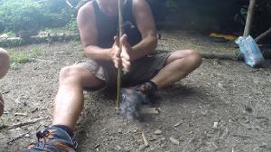 survival-kurse.ch handdrill feuer bohren